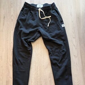 Reigning Champ Black Fleece Joggers Men’s Small